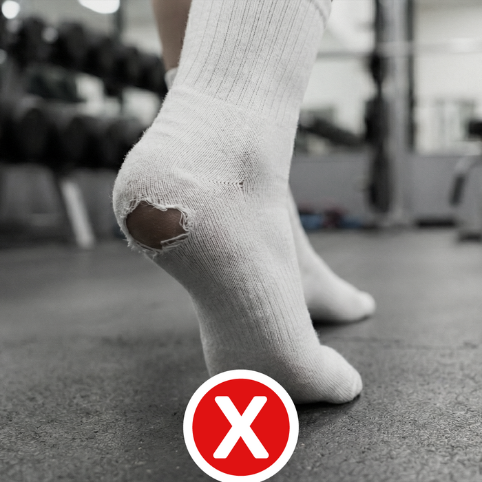 Torn up socks