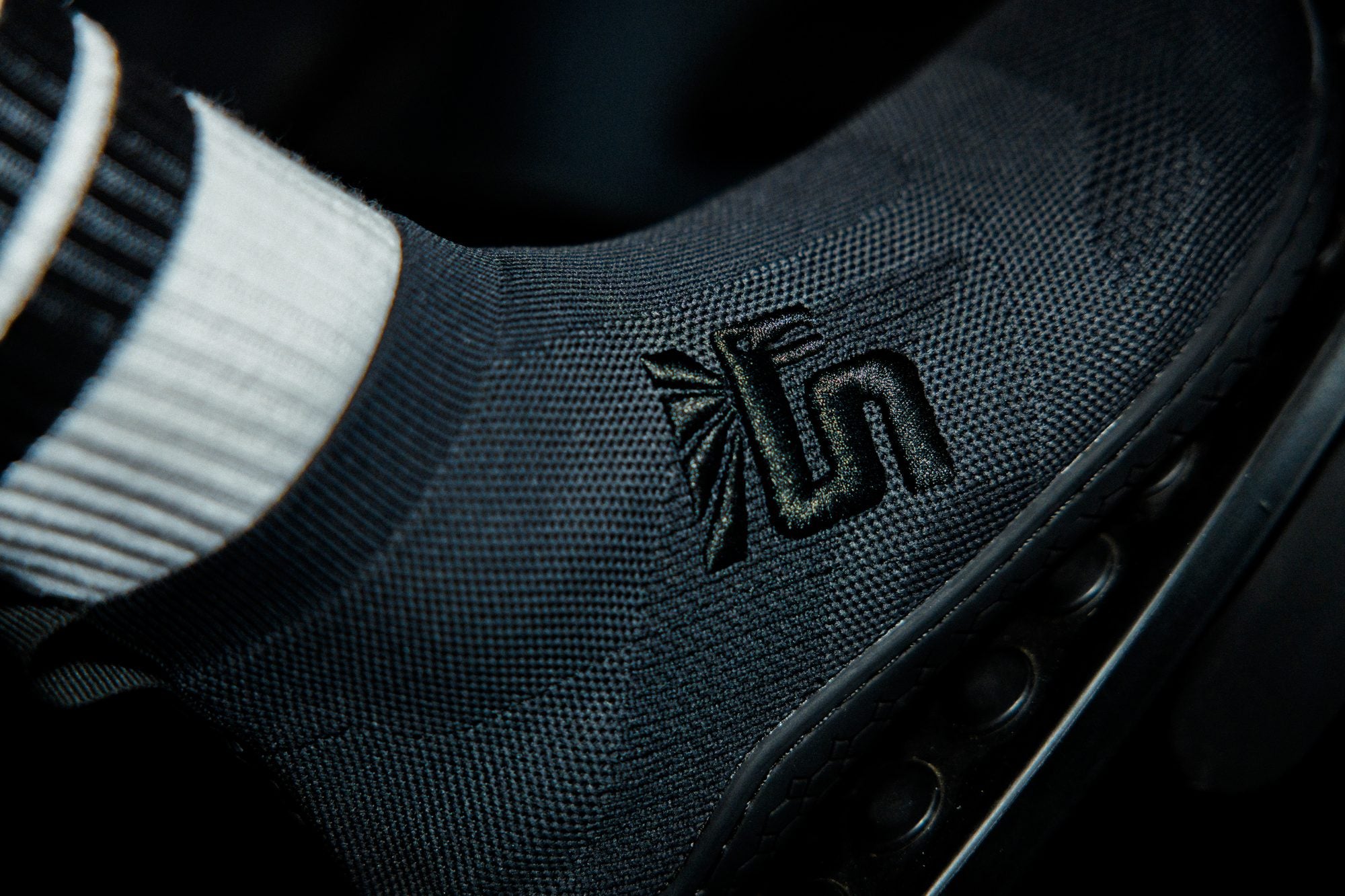 Sock-knit upper detail